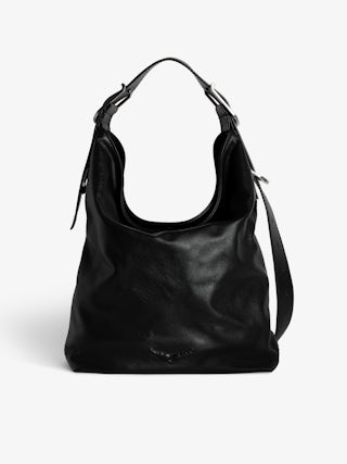 Jane Hobo Bag - Laid-back elegance with a rock ‘n’ roll twist. The Jane hobo bag blends soft, slouchy leather with signature edgy details, featuring the iconic debossed wings on the front for a bold statement. Designed for versatility, its adjustable strap lets you wear it your way—crossbody, shoulder, or effortlessly in hand. An everyday essential, always with an attitude.