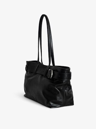 Jane Shopper Bag - Leather shopper bag with embossed wing signatures.