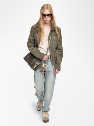 Sunny Moody Vintage Patent Bag - Vintage-inspired patent leather bag with adjustable strap and wing signature.