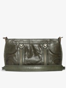 Borsa Sunny Moody Vintage Patent - Borsa in pelle verniciata effetto vintage, con tracolla regolabile e firma ad ali.