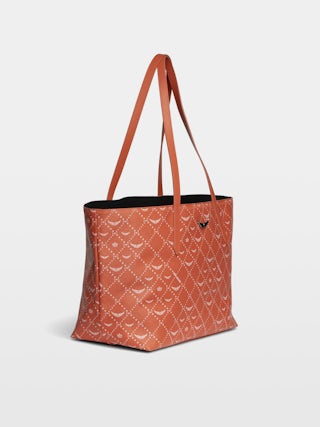 Z Shopper Monogram Bag - Z monogram shopper bag in coated canvas with monogram print.