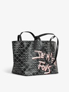 Z Monogram XL Shopper Graffiti Tote Bag - Urban rebellion meets Parisian luxury in this graffiti tote bag designed in coated monogram canvas. The bold, tagged print and signature wings bring rock-inspired edge to an everyday essential. With double handles for versatility and a spacious interior, this graffiti tote bag is perfect for carrying your world in style, whether for city errands, weekend escapes, or statement-making moments.