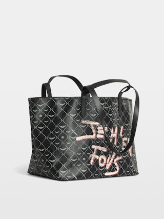 Sac Z Shopper XL Monogram - Sac cabas en toile monogramme taguée, à doubles anses et signature ailes.