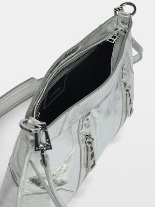 Sac Sunny Moody Vintage Metal - Sac en cuir métallisé, à bandoulière ajustable et signature ailes.