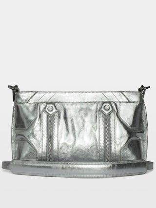 Sac Sunny Moody Vintage Metal - Sac en cuir métallisé, à bandoulière ajustable et signature ailes.