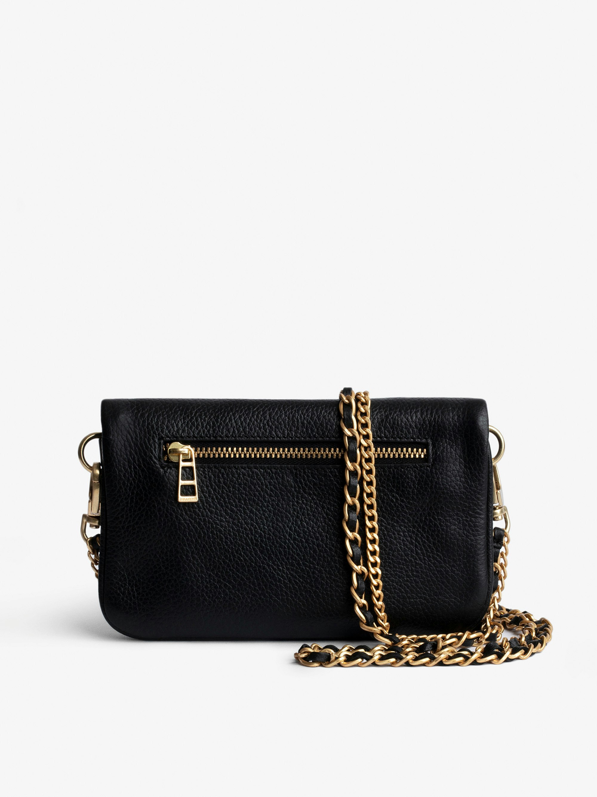 ショルダーバッグ・ポシェット Rockson Nano Crossbody - Zadig & Voltaire - Leather - Black Rock Nano Pouch Black Leather Graffiti | Zadig&Voltaire