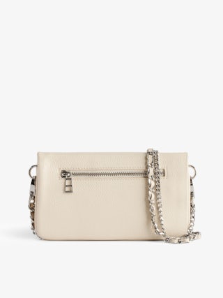 Rock Nano Swing Your Wings Clutch - Rock Nano leather clutch with interchangeable Swing Your Wings side panels.