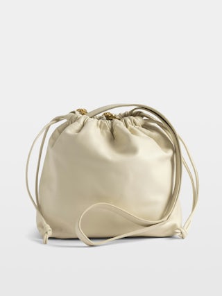 Rock Today Bag - Lambskin leather bag with chain shoulder strap and wings signature.