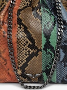 Rock Today Wild Patchwork Bag - Patchwork leather bag with chain strap and wing signature.
