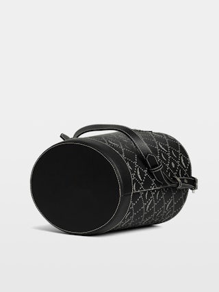 Z Bucket Monogram Bag - Monogram canvas bucket bag with adjustable strap and wing signature.