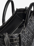 Sac Angel Tote Monogram - Sac cabas en toile monogramme à double anse, bandoulière et signature ailes.