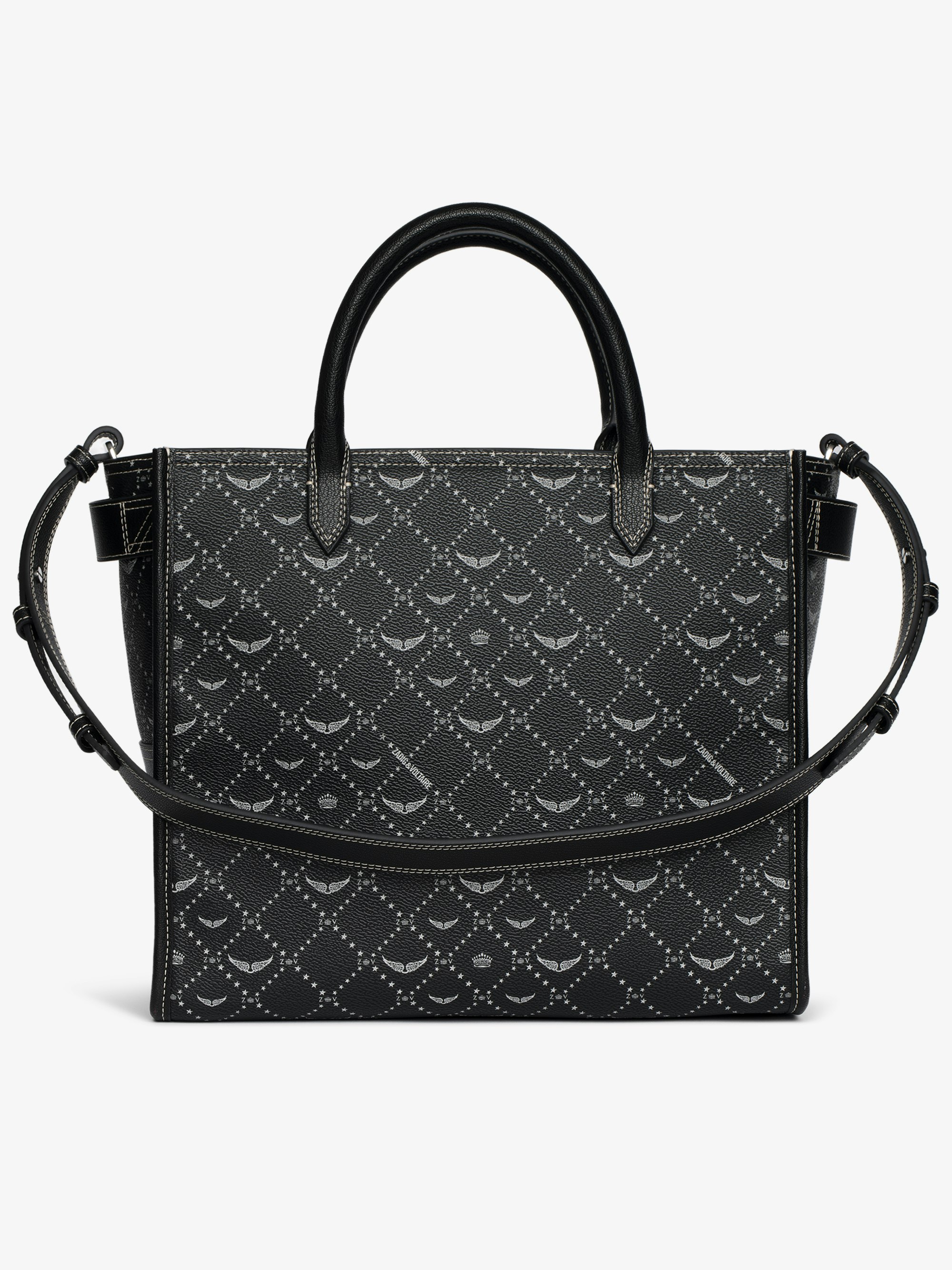 Angel Tote Bag Monogram Black for Women | Zadig&Voltaire