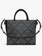 Sac Angel Tote Monogram - Sac cabas en toile monogramme à double anse, bandoulière et signature ailes.