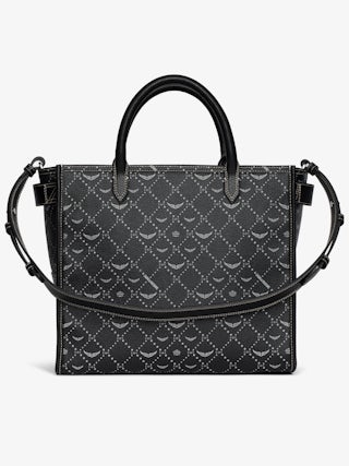 Angel Tote Monogram Bag - Canvas monogram tote bag with double handle, shoulder strap and wing signature.