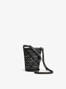 Borsa Z Bucket Nano Monogram - Mini borsa secchiello in tela monogram con tracolla regolabile e firma ad ali.