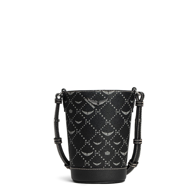 Sac Z Bucket Nano Monogram Black - Zadig&Voltaire - Modalova