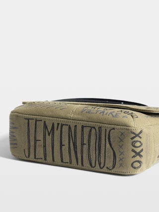 Sac Z Camp Satchel Tag - Sac satchel en toile style militaire, orné de tag et d'ailes signature.