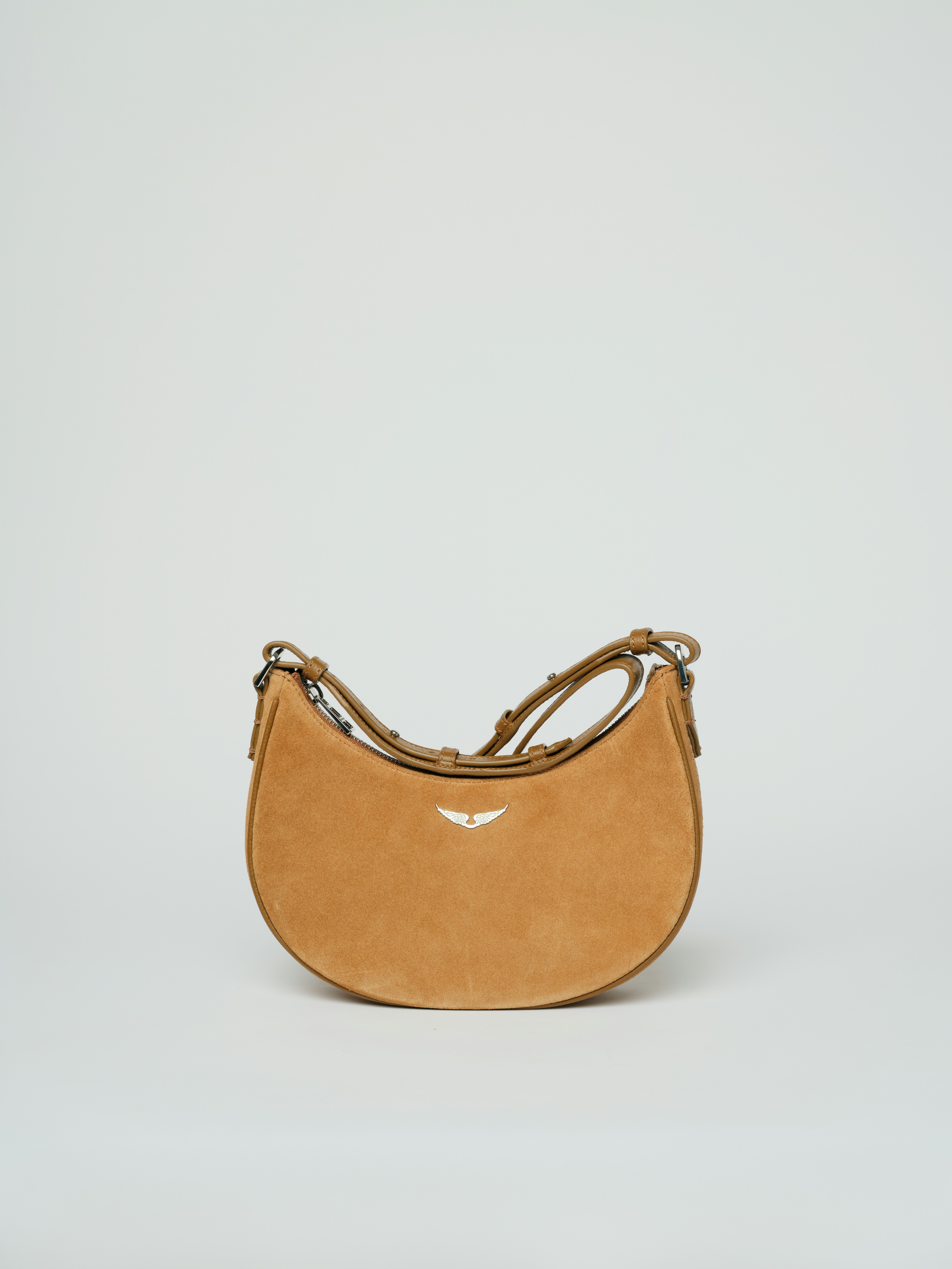 Moonvibe Suede Bag - Sleek suede bag with minimal design.
