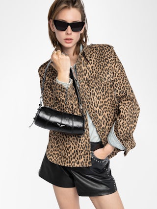 Le Roudoudou Vintage Patent Bag - Patent leather bag with vintage-inspired effect, adjustable shoulder strap and wings signature.