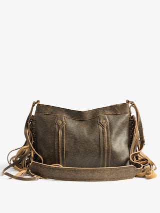 Sunny Moody Fringes Bag - Zadig & Voltaire x EGONlab bring a rebellious twist to bohemian spirit. Crafted in supple brown leather, its cascading fringes and bold attitude move with you. Wear it crossbody or on the shoulder for effortless, untamed style.