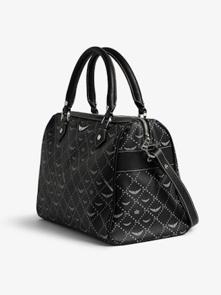 Sac Sunny Medium Vibe Monogram - Sac en toile enduite imprimée monogramme, bandoulière ajustable et poignée en cuir grainé.
