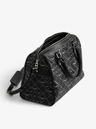 Sac Sunny Medium Vibe Monogram - Sac en toile enduite imprimée monogramme, bandoulière ajustable et poignée en cuir grainé.