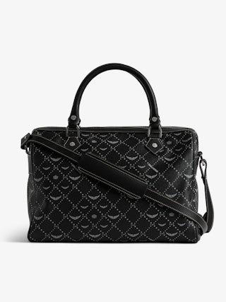 Sac Sunny Medium Vibe Monogram - Sac en toile enduite imprimée monogramme, bandoulière ajustable et poignée en cuir grainé.