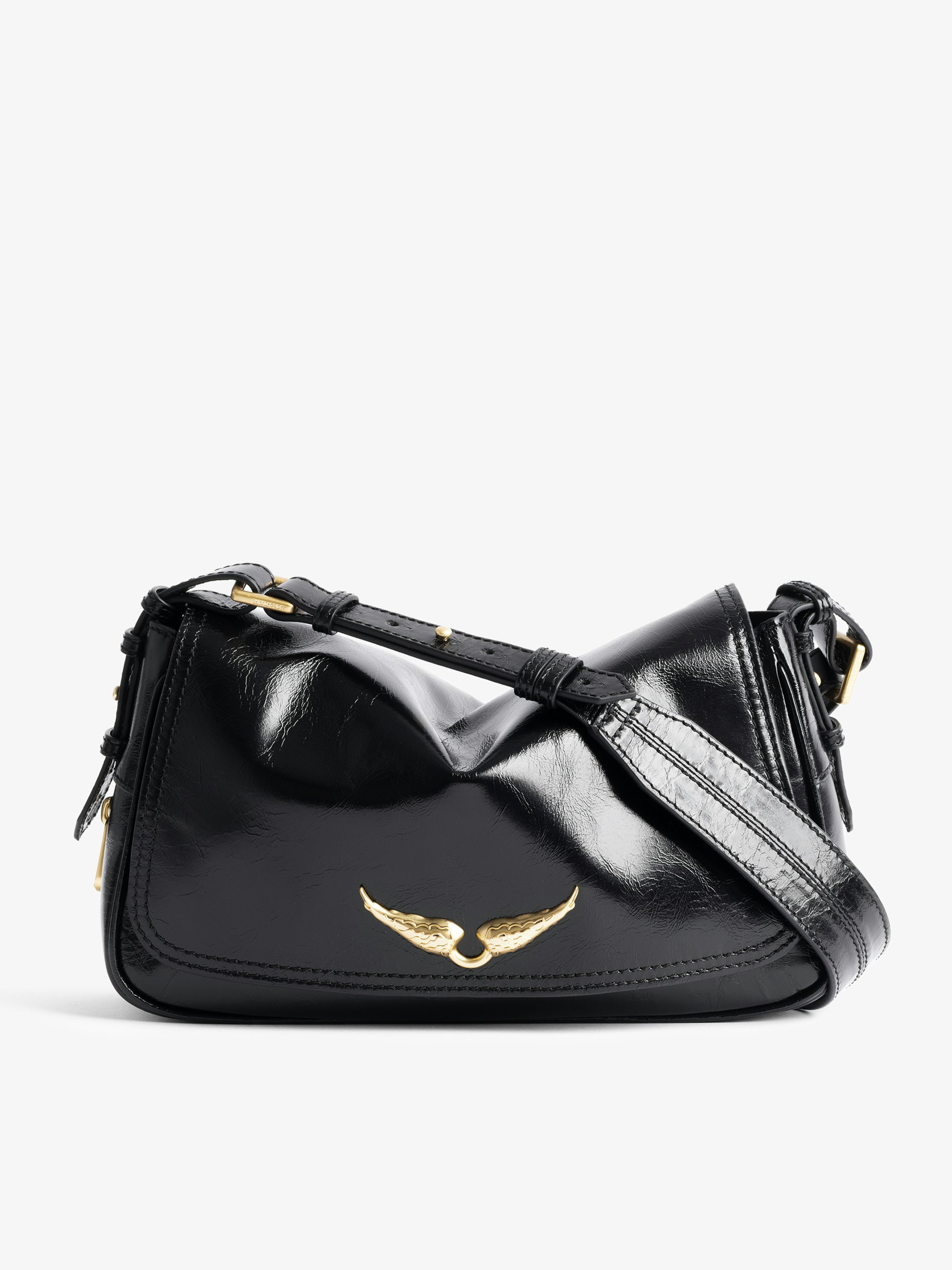 ZADIG & VOLTAIRE 2way ショルダーバッグ スタッズ レザー ZADIG