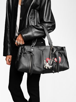 Sac Sunny Shopper - Sac en cuir grainé à zips et anses pour un porté main ou épaule.