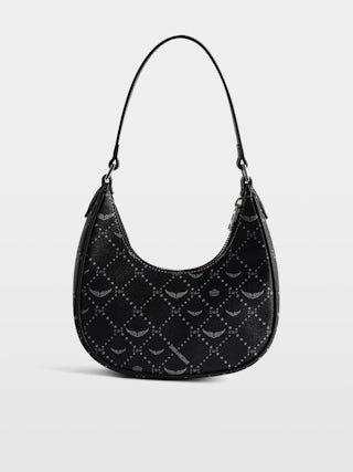 Z Night Out Monogram Bag - Small evening bag with handle for hand and shoulder carry, monogram print.