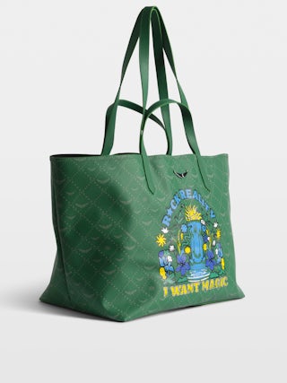 Tasche Z Shopper XL Monogram Tag - Shopper aus Canvas mit Monogramm mit Tags, Doppelhenkel und Signature Wings.