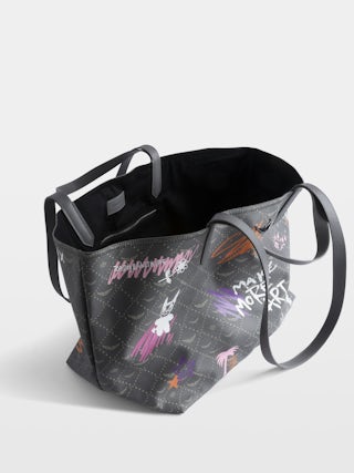 Z Shopper XL Monogram Tag Bag - Tote bag in monogram canvas with tags, double handles and wings signature.