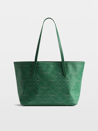 Bag Z Shopper Monogram Tag - Shopper bag in ZV monogram canvas with tag motifs and signature wings.