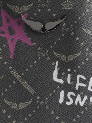 Bag Z Shopper Monogram Tag - Shopper bag in monogram canvas and tags with signature wings.