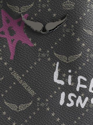 Bag Z Shopper Monogram Tag - Shopper bag in monogram canvas and tags with signature wings.