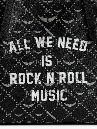 Z Shopper Monogram Music Tag Bag - Tote bag in monogram canvas with signature wings.