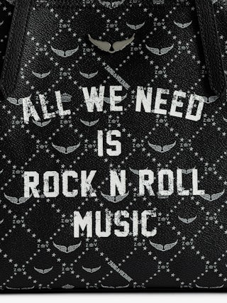 Z Shopper Monogram Music Tag Bag - Tote bag in monogram canvas with signature wings.