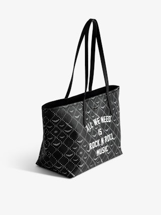 Z Shopper Monogram Music Tag Bag - Tote bag in monogram canvas with signature wings.