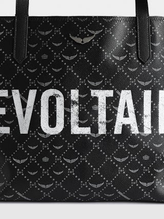 Bag Z Shopper XL Revoltaire - Monogram canvas tote with 'Revoltaire' tag, double handles, signature wings.