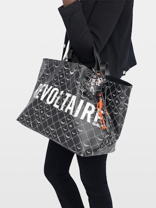 Bag Z Shopper XL Revoltaire - Monogram canvas tote with 'Revoltaire' tag, double handles, signature wings.