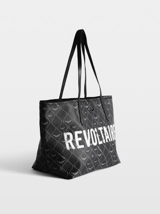 Bag Z Shopper Revoltaire - Monogram canvas tote bag with 'Revoltaire' tag print and wings signature.