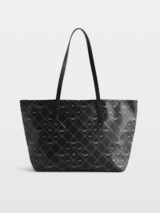 Bag Z Shopper Revoltaire - Monogram canvas tote bag with 'Revoltaire' tag print and wings signature.