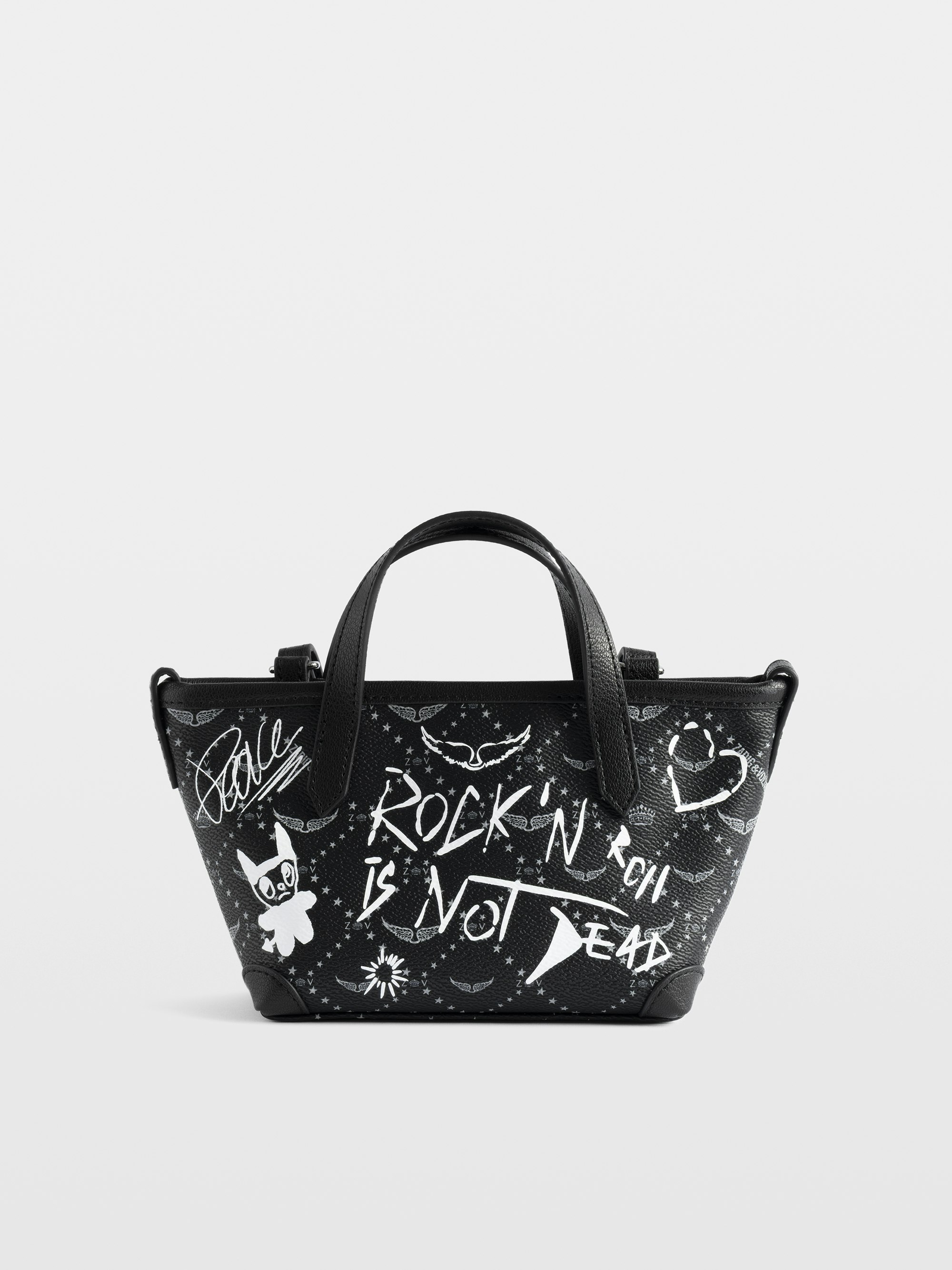 Sac Z Shopper Nano Rock Tag - Sac shopper z monogram en toile enduite à anses avec imprimé monogramme.