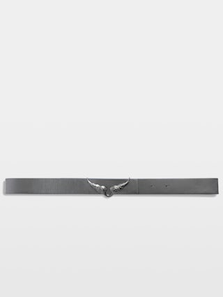 Belt Rock Reversible Vintage 30mm - Reversible belt with 30mm width in vintage effect leather with wing-shaped buckle.