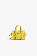 Amuleto Borsa Sunny #2 - Portachiavi amuleto a forma di borsa Sunny bag in pelle gialla donna