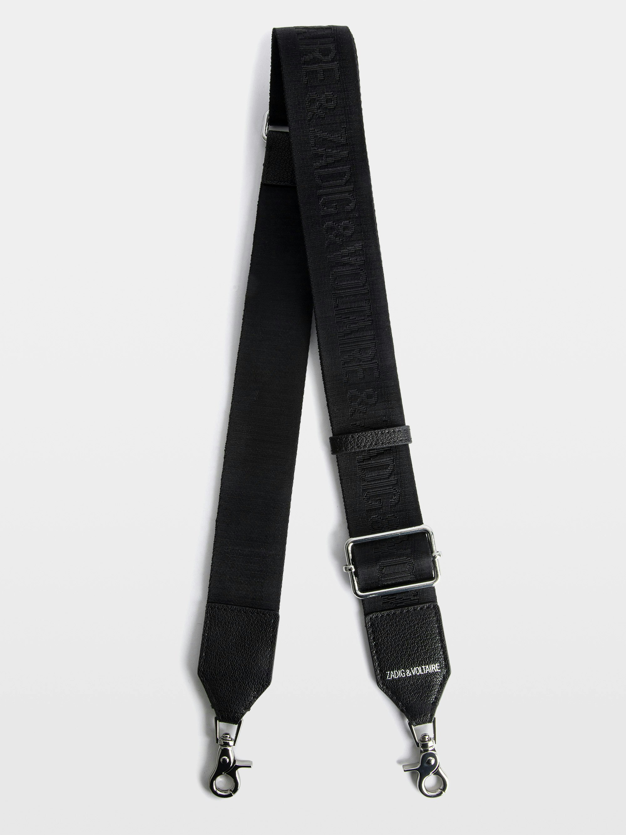 Adjustable Black Nylon Strap | Zadig&Voltaire