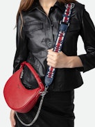 Tracolla Zadig - Tracolla rossa con firma Zadig&Voltaire da donna.
