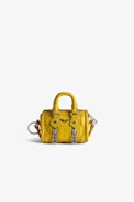 Sunny #2 Lucky Charm Bag - Women’s yellow smooth leather lucky charm key ring.