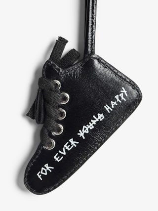 Charms Grigri High Wings - Vintage-effect patent leather grigri charm, shaped like our iconic High Wings sneakers, to hang on a bag for example.