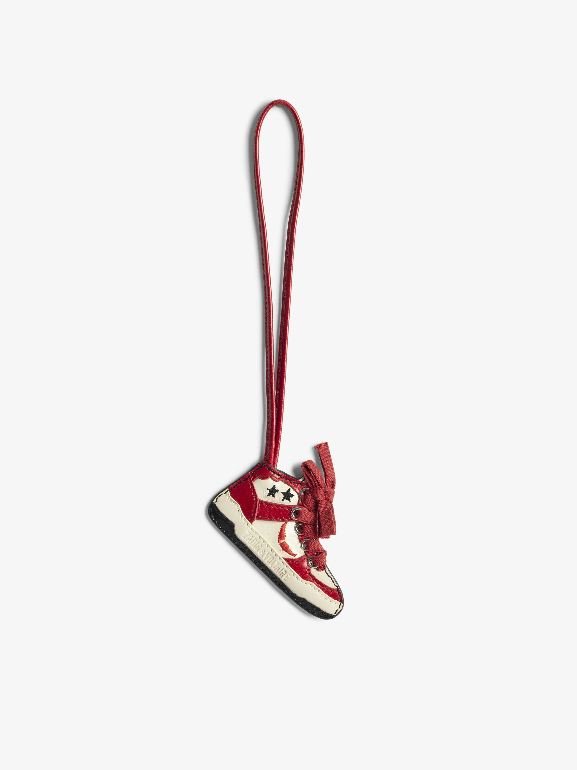 Charms Grigri High Wings - Vintage-effect patent leather grigri charm, shaped like our iconic High Wings sneakers, to hang on a bag for example.